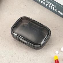 Portable Weekly Pill Box Large Size Waterproof Airtight Medicine Storage Case For Daily Morning, Noon And Night, Compact