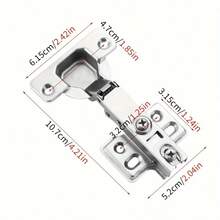 [软关闭橱柜铰链] 35mm 软关闭厨柜铰链 - 20/10 CP 包装橱柜标准门铰链，衣柜橱柜固定装置