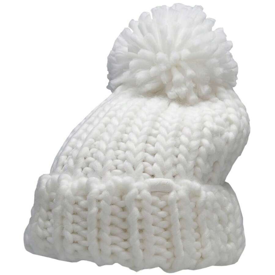 4F Womens/Ladies H4Z22 CAD013 Beanie (White) - White - View 1