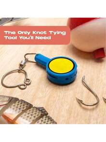 2pcs Fishing Knot Tying Tool | Protect From Fish Hooks | Tie Fishing Knots Easily | Cool Gadgets For Fishermen | Ice Fly Fishing | Fishing Accessories For Beginner Anglers | Nail Knot Tool - Multicolor - View 2