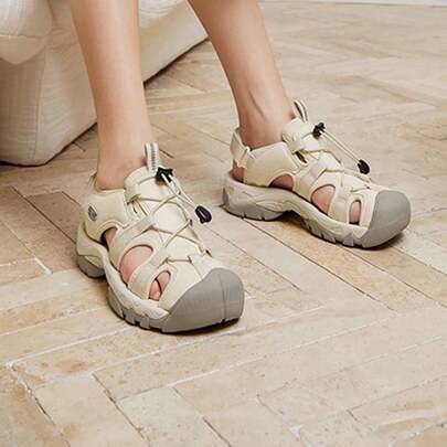 CAMEL CROWN Women's Sandals, Summer Closed-Toe Sandals, Beach Breathable, Non-Slip, Sports, Wear-Resistant River Trekking Shoes