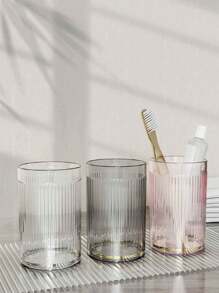 Multi-Functional Transparent Lightweight Mouthwash Cup, Luxury Travel Portable Toothbrush Cup, Suitable For Outdoor Use, Household Toothbrush Cup, Bathroom Mug, Bathroom Accessories, Light Luxury Wash Cup, Student Dormitory Toothbrush Cup, Bathroom Toothbrush Cup, Light Luxury Mouthwash Cup, Toothbrush Cup, Household Simplicity, Couples Cups, Hotel Guest House Plastic Toothbrush Cups Back To School