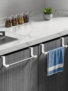 1 pezzo Portasciugamani per mobile da cucina, barra portasciugamani moderna per mobile, portasciugamani da parete, portasciugamani per strofinacci, adatto per casa, cucina, bagno, decorazione bagno, organizzatore bagno, decorazione autunnale, ritorno a scuola