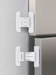 24/2/6/12个装儿童安全锁，冰箱门固定器，无需钻孔，适用于冰箱、抽屉、橱柜、洗衣机 - 多用途锁 - 彩色 - 查看 5