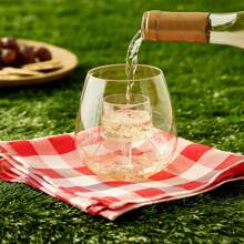 Bicchiere da vino senza stelo da 550ml, bicchiere da decantazione del vino con aeratore integrato