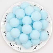 High-Elastic 3cm Fluffy Pompoms Balls 30mm Soft Pom Poms For Hobby Supplies And DIY Creative Arts Crafts Party Making Decoration 21pcs (20g) - Multicolor - View 20