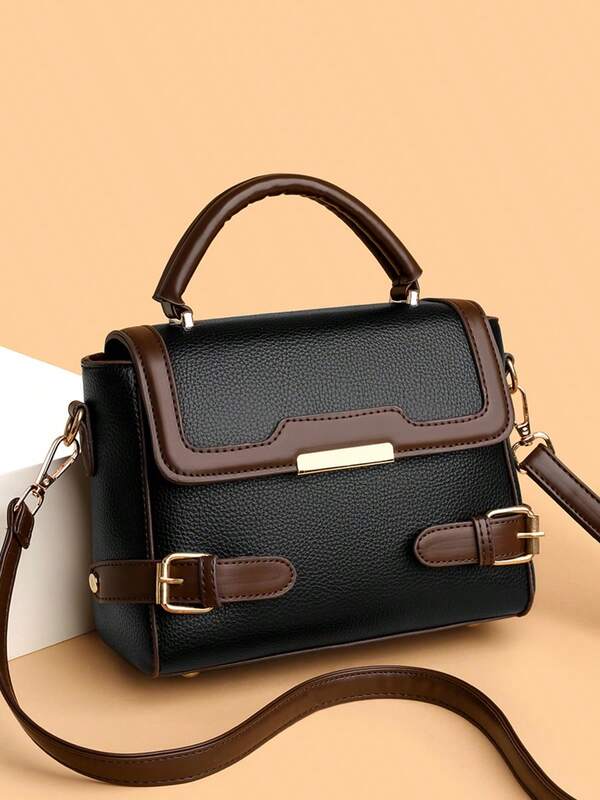 New Fashion Retro Tote Shoulder Crossbody Bag For Women, Versatile Casual Large Capacity Shoulder Bag For Daily Use