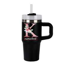 Tasse personnalisée de 14 oz avec lettre de A à Z, tasse à boire de tous les jours, cadeau surprise, cadeau de nouvel an, cadeau d'anniversaire, cadeau de la Saint-Valentin, convient à la famille, aux amis, aux amoureux, à la fête des mères, à la fête des infirmières, à la fête des pères, au mariage, à la remise des diplômes, à la fête des enseignants, multifonctionnel, ornemental, réutilisable, raffiné, élégant, de haute qualité, coloré, moderne, personnalisé, unique, idéal comme cadeau pour lui, idéal comme cadeau pour elle, petit ami, papa, petite amie, maman, famille, amis, salle de thé, maison, jardin, bureau, tasses personnalisées, ambiance chaleureuse