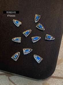 Geassorteerde 5 stuks/30 stuks/50 stuks nieuwe nagelkunst Boucheron-serie decoraties, vintage paleisstijl exotische platte versieringen, strass-steentjes