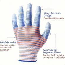 5 Pairs Breathable Gardening Gloves - Anti-Slip Design, Abrasion Resistant, Fatigue Resistant Work Gloves For Digging, Planting And Weeding