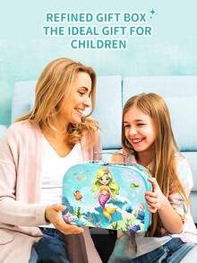 1 Set Mermaid Theme Pretend Play Tea Party Set, Including Realistic Desserts, Cakes, Coffee And Tea Service, Kitchen Play Toys Gift Set For Girls - Afternoon Tea Set - View 12