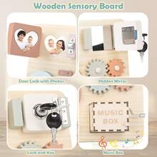 joyreal Tavole per le abilità motorie (da 1 a 3 anni) – Tavole per attività Montessori, Tavole per le abilità motorie, Tavole giocattolo Montessori, Giocattoli per le abilità motorie, Tavole sensoriali