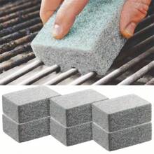 6pcs Heavy-Duty Grill Cleaning Brushes: Heat-Resistant Scrapers - Essential For Camping, Backyard BBQ & Outdoor Cooking Maintenance