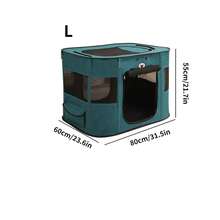 1pc Breathable Foldable Enclosed Cat/Dog Birthing House, Pet Tent - Multicolor - View 10