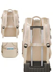 1 Pc Large Capacity Travel Backpack For Women Work Bag Carry On Hand Luggage, Water Resistant Business Large Day Pack Weekender Bag, Slim Laptop Backpack, College Bag Computer Bag, Gifts For Men & Women, For Outings, Large Capacity, Lightweight And Waterproof Travel Bag For Suitcase Overnight Bag Gym Bag Duffle Bag Weekend Bag Duffel Bag For Luggage Carry On Bag Luggage Bags Hospital Bag Holiday Winter, School Backpack