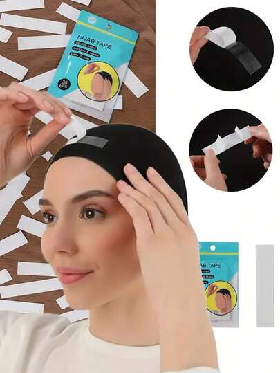 36片/包头带胶带配件，遮阳帽造型，佩戴方便，休闲头带改造，双面防滑