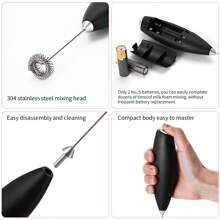 Handheld Electric Milk Frother, Convenient Milk Foamer For Home Baking, Coffee Mixing, Compact Milk Foam Maker