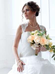 1 pieza Ramo de novia en cascada de rosas blancas artificiales, ramo de boda para lanzar, para ceremonia de boda, aniversario, verano, cumpleaños, regalos, decoración de habitación, útiles escolares