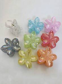 1pc/8pcs Colorful Flower Shaped Hair Clips, Suitable For Women's Everyday Life, Casual, Party, Commute, Holiday - Hair Accessories, Best Gift Choice For Girlfriend, Mom For Celebration, Birthday, Anniversary Or Graduation