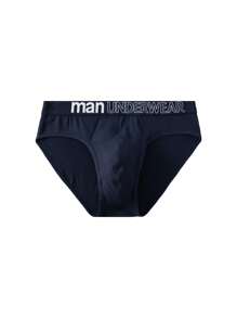 6pcs Pack Men's Solid Color Underwear, Personalized Simple Business Casual Fashion Breathable Soft Comfortable Briefs