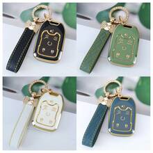 Key Fob Cover Case With Keychain Compatible With Chevy For Chevrolet For For Suburban For Tahoe For Gmc For Yukon XL For Terrain For Acadia Protector Accessories Anti Fall And Dust-Proof Keybag - Butterfly Buckle - View 13