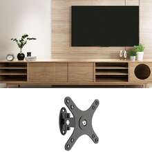DGZEOLOO 360 Degree Rotating Metal TV Stand, Adjustable Tilt