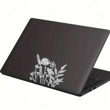 1 件闪光花卉乙烯基贴花贴纸，自粘闪光花卉设计，适用于汽车、家居、窗户、笔记本电脑、行李箱 - 卡通植物主题，不对称形状，一次性，多表面安装（塑料/玻璃/金属/陶瓷），耀眼的水钻装饰，非常适合汽车和个人配饰装饰 - 均碼 - 查看 9