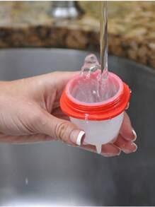 1 pièce Cuiseur à œufs en silicone, anti-adhésif et résistant à la chaleur, conception facile à démouler et à verser pour des œufs mollets parfaits, tasse à vapeur d'œuf créative résistante à la chaleur avec couvercle, moule à œufs pochés, tasse à œuf facile à nettoyer pour le petit-déjeuner, ustensile de cuisine, maison et cuisine Cuisine et salle à manger Ustensiles à œufs Cuiseur à vapeur pour œufs (couleur et style aléatoires)