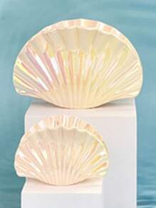 1pc Gradient Color Shell Hair Clip, Vacation Style Hair Accessory, Large Size Claw Hair Clip, Summer Maritime Design Hair Clips Hair Jaw Clip Hair Clamps Hair Clutch Hair Catcher Clip
