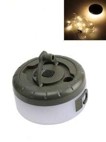 Luces de cadena solares/recargables para acampada de 8M/10M, luces de hadas de exterior con diferentes modos de iluminación, luces de decoración portátiles y retráctiles con USB, aptas para acampada, jardín, decoración de fiesta (luz de color y cálida)