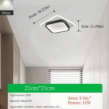 Moderne, einfache Metalldeckenbeleuchtung, nordischer kreativer Luxus Kreisdeckenleuchte für Wohnzimmer, Esszimmer, Schlafzimmer Dekoration, Beleuchtung, Deckenleuchte für Innenräume, personalisierter Flurbeleuchtung, Hotel, Villa, Zuhause, 90V-240V LED Deckenleuchte, minimalistische Stil Schwarz und Weiß Studienbeleuchtung, Dekorationsbeleuchtung, Büro Energiesparende Beleuchtungsarmaturen