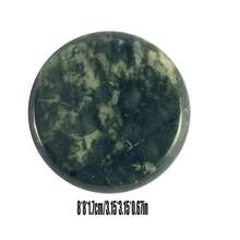 1pc Heated Massage Stone, Spa Therapy Basalt Stone For Beauty Salon, Foot Bath, Wellness Center, Full Body Scraping Gua Sha - Army Green - View 16