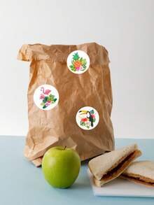 120 miếng dán tròn hình chim hồng hạc theo chủ đề Hawaii, vật dụng gói quà tiệc sinh nhật, kẹo, túi quà, miếng dán niêm phong, miếng dán sổ tay, miếng dán sổ nhật ký tự làm, miếng dán trang trí - Hawaii - Xem 8