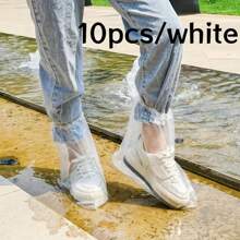 10pcs Waterproof & Non-Slip Shoe Covers For Rainy Days - Ideal For Rafting, Outdoor Activities & Keeping Shoes Dry Summer Cooling,Beach,Travel