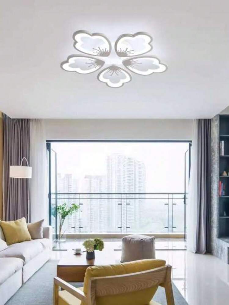 Đèn trần LED phòng khách/phòng ngủ mới 220V, đèn trần hình hoa văn phòng gia đình cao cấp sáng tạo - đèn trần - Xem 6