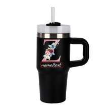 Tasse personnalisée de 14 oz avec lettre de A à Z, tasse à boire de tous les jours, cadeau surprise, cadeau de nouvel an, cadeau d'anniversaire, cadeau de la Saint-Valentin, convient à la famille, aux amis, aux amoureux, à la fête des mères, à la fête des infirmières, à la fête des pères, au mariage, à la remise des diplômes, à la fête des enseignants, multifonctionnel, ornemental, réutilisable, raffiné, élégant, de haute qualité, coloré, moderne, personnalisé, unique, idéal comme cadeau pour lui, idéal comme cadeau pour elle, petit ami, papa, petite amie, maman, famille, amis, salle de thé, maison, jardin, bureau, tasses personnalisées, ambiance chaleureuse