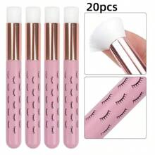 10/20pcs Eyelash Cleaning Brush Lash Shampoo Brush For Eyelash Extensions Peel Off Nose Pore Blackhead Remover Makeup Tools