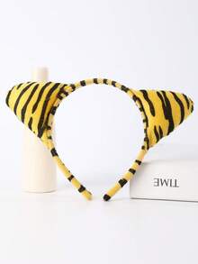 Halloween Cartoon Animal Headband Plush Hair Accessories Rabbit Cat Cow Tiger Sheep - One Size - View 12