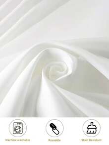 1pc Customized Linen Table Runner, Personalized Full-Color Printing, Suitable For Wedding, Birthday, Anniversary And Events - Polyester, Custom Design, Exhibition, Festival, Holiday Decor, Supplier Booth - Multicolor - View 6