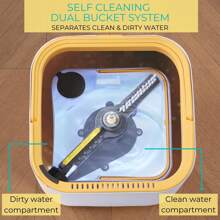 TrueClean Duo Bucket & Spin Mop 2.0 System