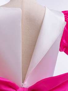 Toddler Girls Cat Dollhouse Costumes For Kids Halloween Carnival Cosplay Dress+Headband 2pcs Outfits Children Fancy Birthday Party Dress UP Gift - Blue - View 10