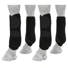New Equestrian Horse Leg Guards, Anti-Collision Horse Leg Wraps, Racehorse Riding Equipment Shock Absorbing Hoof Protection