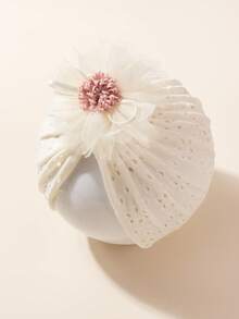 2 chiếc mũ hoa cho bé gái, mềm mại và thoáng khí, thoải mái, thuộc bộ sưu tập xuân hè, mũ mỏng, mũ cho bé gái, trang phục xuân hè cho bé gái - Nhiều màu - Xem 10