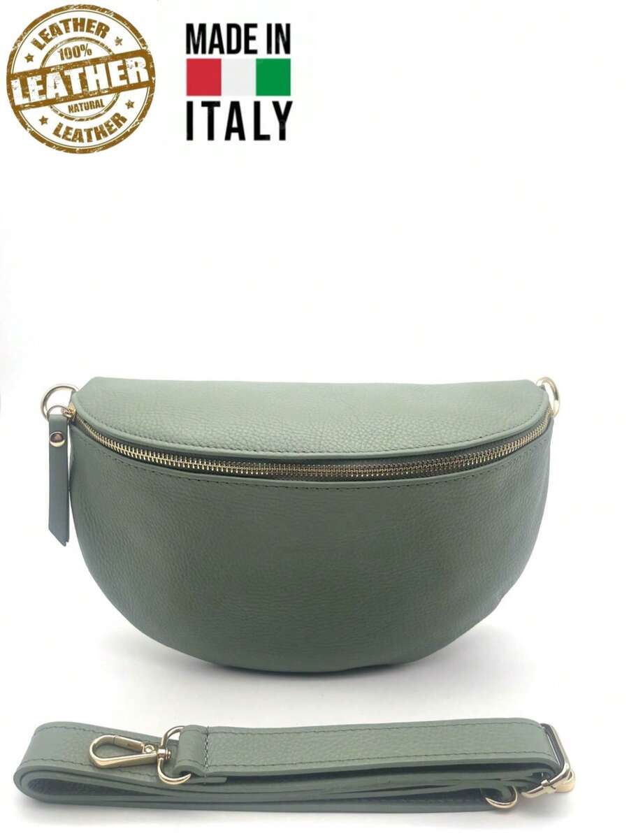 Damen Baumwoll Hüfttasche, Retro PU Gürteltasche, Multi-Taschen Outdoor Reise Brusttasche