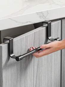 1 pezzo Portasciugamani per mobile da cucina, barra portasciugamani moderna per mobile, portasciugamani da parete, portasciugamani per strofinacci, adatto per casa, cucina, bagno, decorazione bagno, organizzatore bagno, decorazione autunnale, ritorno a scuola