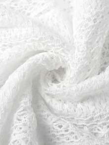 加大码宽松休闲法式蕾丝镂空V领单排扣灯笼袖衬衫，百搭秋季