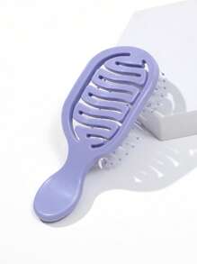 1 Mini Comb, Portable Pocket Hollowed Out Hair Comb, Wet And Dry Plastic Comb For Daily Travel Use,Back To School,Travel Holiday Essentials,Hair Accessories For Women