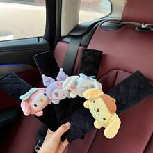 Sanrio Sanrio Yugui Dog Pudding Melo Tikulomi Seat Belt Protection Decorative Cover Cute Cartoon Car Decoration Car
