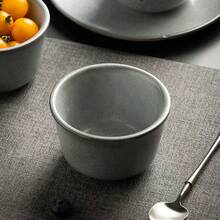 3pcs/Set 250ml Capacity, 10.5cm X 6.5cm Spotty Ceramic Oven-Safe Ramekin Bowls - Japanese Minimalist Style, Round Shape, Heat-Resistant, Suitable For Baking Souffles, Serving Desserts And Daily Dining - Multicolor - View 7