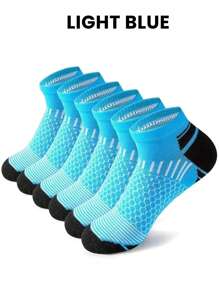 30 pares de calcetines tipo tobillera con diseños de rayas y geométricos, de tela de malla transpirable y tejido de punto, suaves y cómodos, calcetines deportivos para hombre, adecuados para todas las estaciones